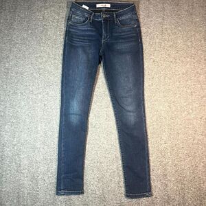 Joe's Women's Size 25 Blue Skinny Leg Dark Wash Cotton Blend Stretch Denim Jeans